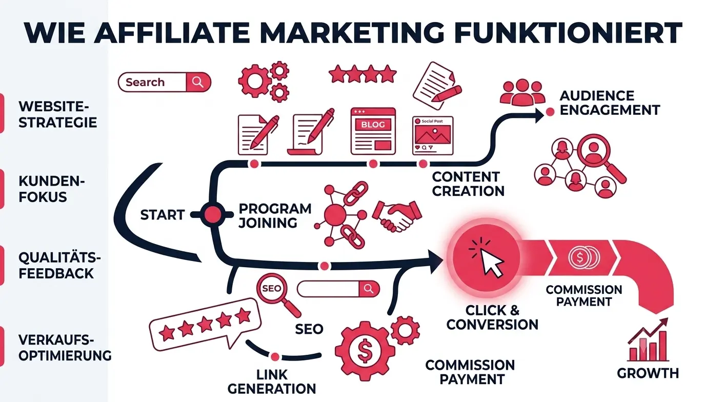 Affiliate Marketing starten — Schritt-für-Schritt Anleitung für Einsteiger im DACH-Markt